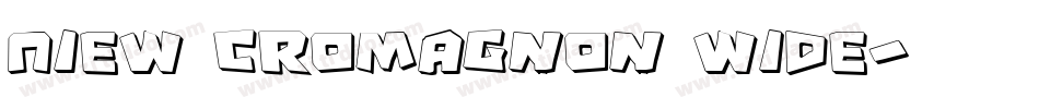 Niew CroMagnon Wide字体转换